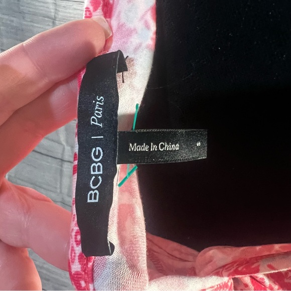 BCBG Paris Pink Wrap Dress with Open Back - Picture 4 of 5